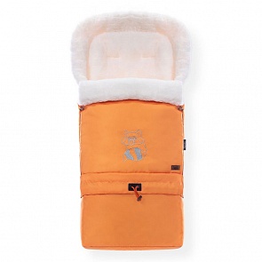 Конверт зимний меховой Nuovita Alaska Bianco Arancio/Оранжевый (Nuovita, NUO-ALAB_2498)